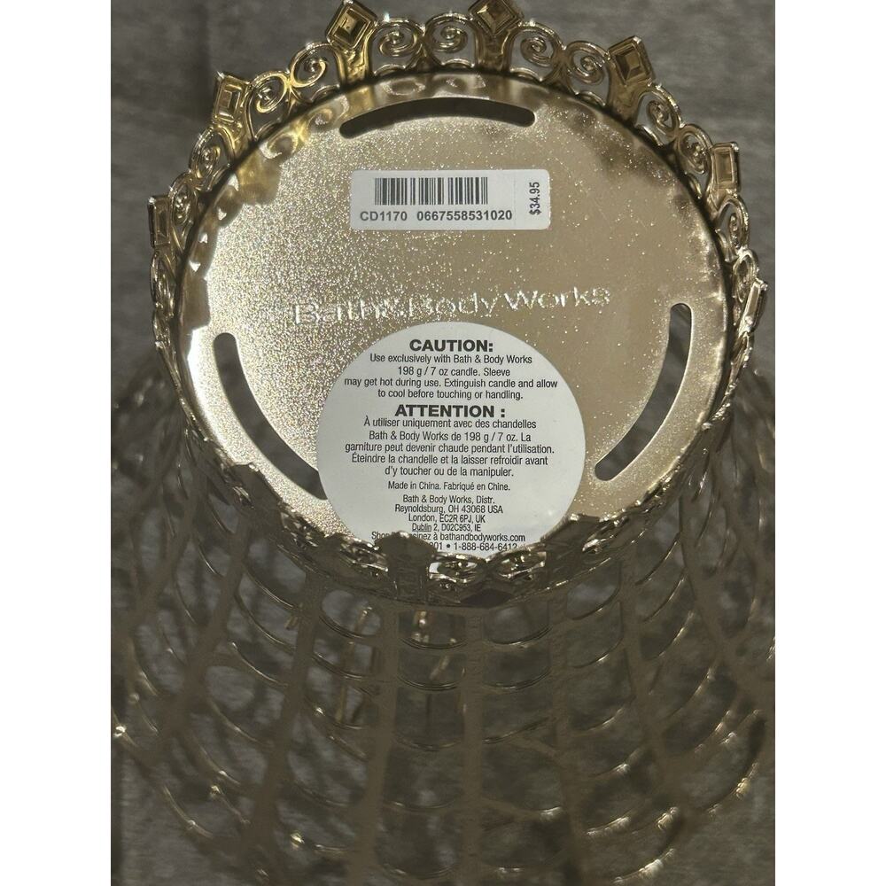 New Bath and Body Works Spider Web Single Wick Candle Holder - Picture 4 of 5